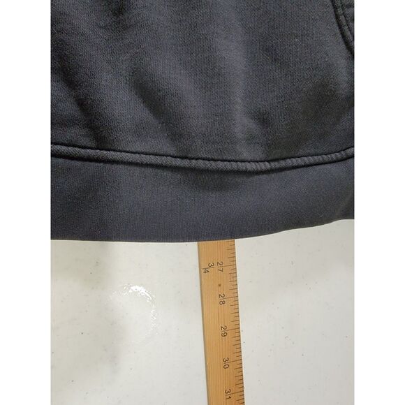 Adidas Grey Hoodie Sweatshirt - Medium - Picture 4 of 7